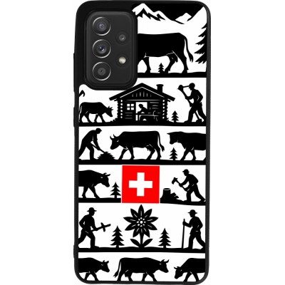 Samsung Galaxy A52 Case Hülle - Silikon schwarz Poya Schweiz 1