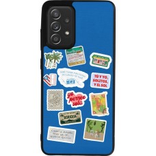 Samsung Galaxy A52 Case Hülle - Silikon schwarz Seals of the Dominican Republic DTMF