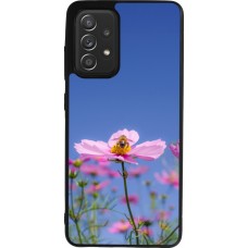 Samsung Galaxy A52 Case Hülle - Silikon schwarz Bee on a flower 2026