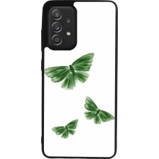 Samsung Galaxy A52 Case Hülle - Silikon schwarz Butterflies 2026