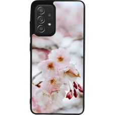 Samsung Galaxy A52 Case Hülle - Silikon schwarz Cherry tree 2026