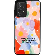 Samsung Galaxy A52 Case Hülle - Silikon schwarz Every day is a chance 2026