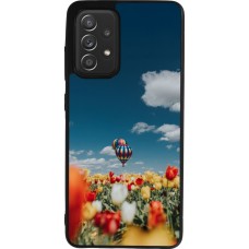 Samsung Galaxy A52 Case Hülle - Silikon schwarz Hot air balloon 2026