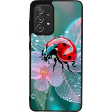 Coque Samsung Galaxy A52 - Silicone rigide noir Ladybird in bloom 2026