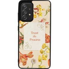 Samsung Galaxy A52 Case Hülle - Silikon schwarz Trust the process 2026