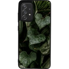 Samsung Galaxy A52 Case Hülle - Silikon schwarz Spring 23 fresh plants