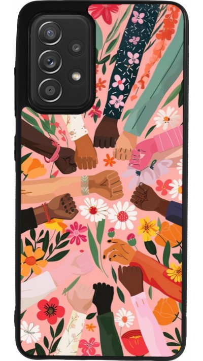 Samsung Galaxy A52 Case Hülle - Silikon schwarz Womens day 2026 8