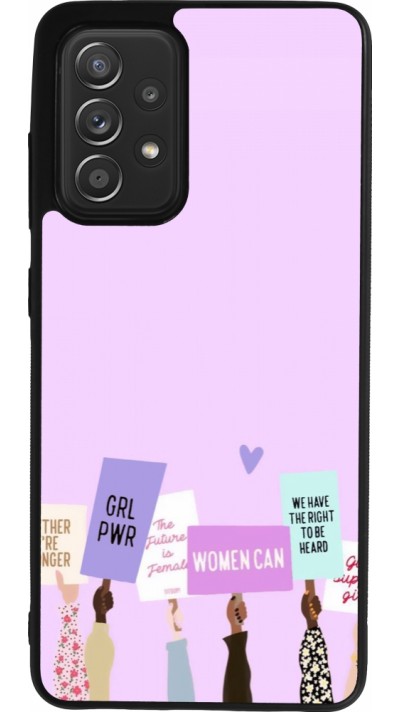 Samsung Galaxy A52 Case Hülle - Silikon schwarz Womens day 2026 9