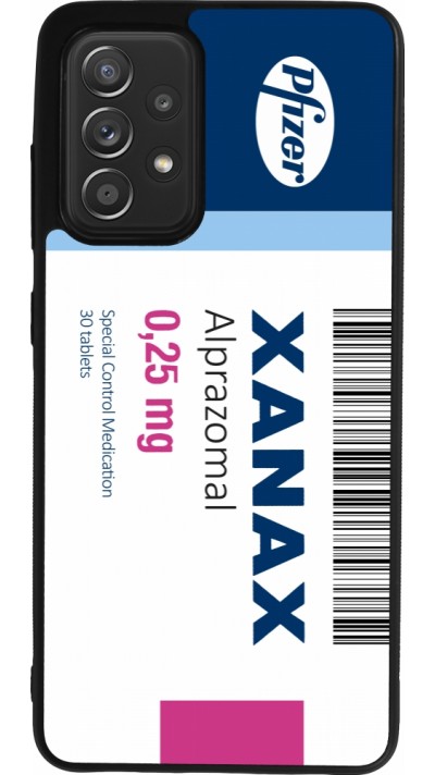 Samsung Galaxy A52 Case Hülle - Silikon schwarz Xanax Alprazolam 2025