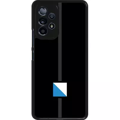 Samsung Galaxy A53 5G Case Hülle - Kanton ZH schwarz