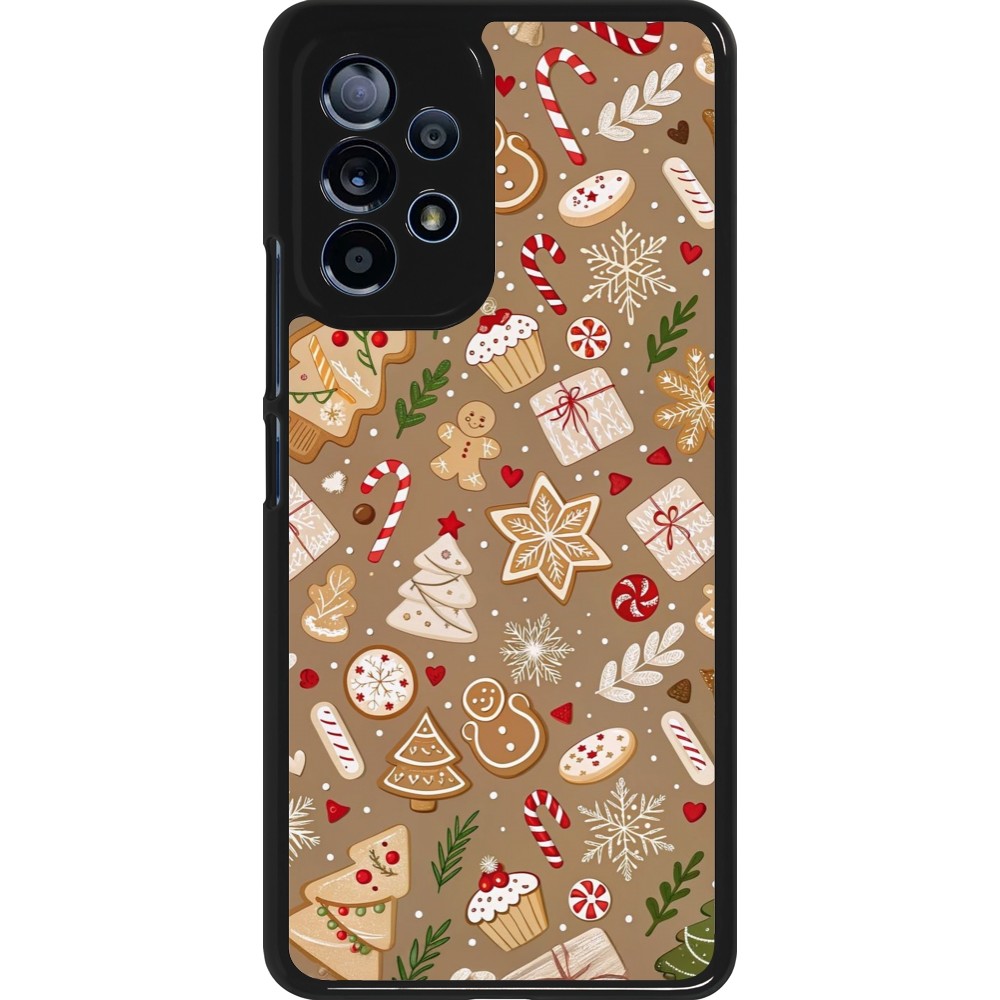 Samsung Galaxy A53 5G Case Hülle - Christmas 25 Pattern Ginger Cookie