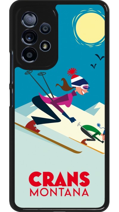 Samsung Galaxy A53 5G Case Hülle - Crans-Montana Ski Downhill