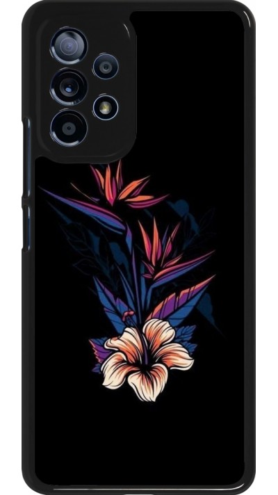 Samsung Galaxy A53 5G Case Hülle - Dark Flowers