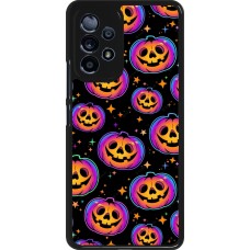 Samsung Galaxy A53 5G Case Hülle - Halloween 2024 rainbow pumpkins