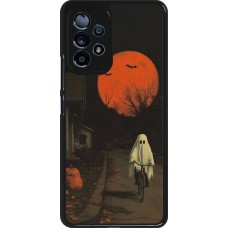 Samsung Galaxy A53 5G Case Hülle - Halloween 2025 Ghost on a bicycle