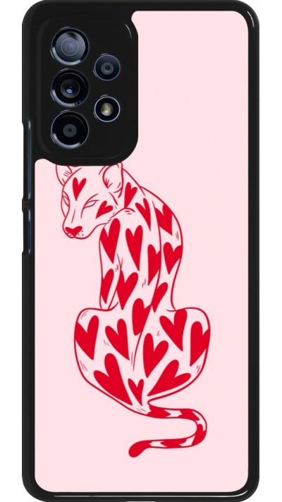 Samsung Galaxy A53 5G Case Hülle - Leopard with hearts 2026