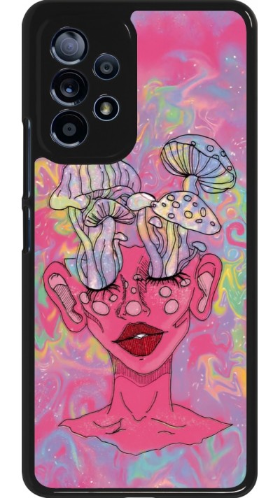 Samsung Galaxy A53 5G Case Hülle - Psychedelic pink mushroom