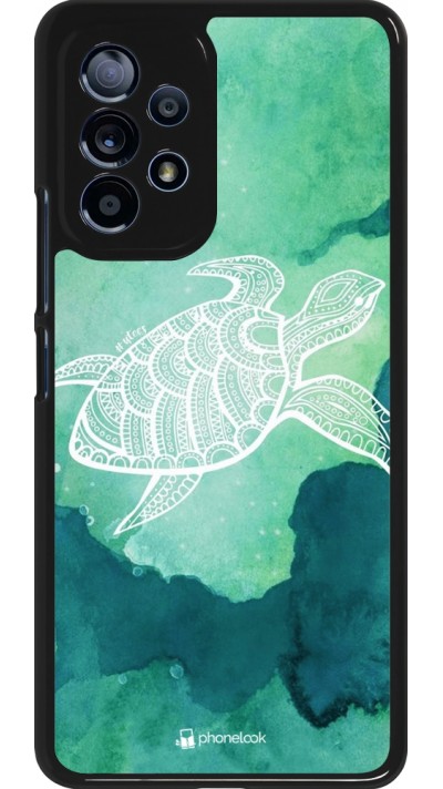 Samsung Galaxy A53 5G Case Hülle - Turtle Aztec Watercolor