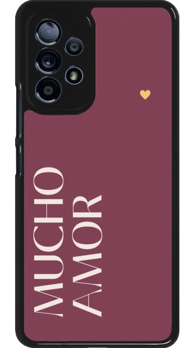 Samsung Galaxy A53 5G Case Hülle - Valentine 2024 mucho amor rosado