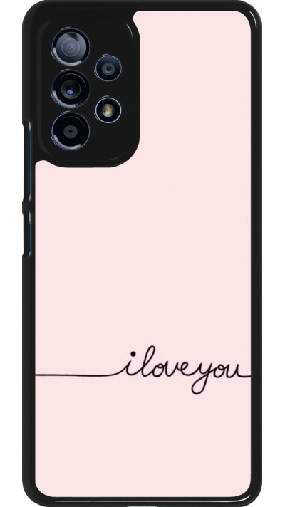 Samsung Galaxy A53 5G Case Hülle - Valentine 2023 i love you writing