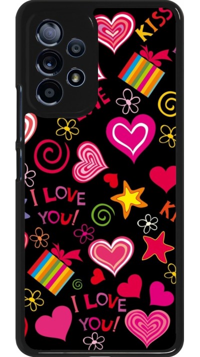 Samsung Galaxy A53 5G Case Hülle - Valentine 2023 love symbols