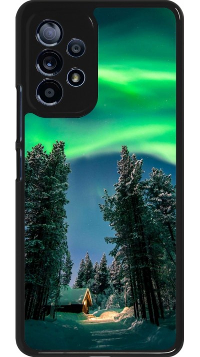 Samsung Galaxy A53 5G Case Hülle - Winter 22 Northern Lights