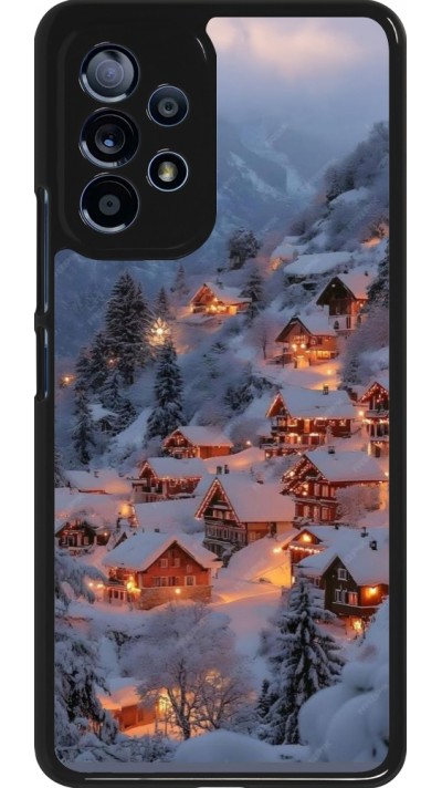 Samsung Galaxy A53 5G Case Hülle - Winter 25 Winter snowy village