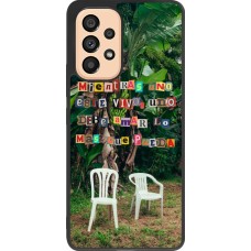 Coque Samsung Galaxy A53 5G - Silicone rigide noir Chairs DTMF