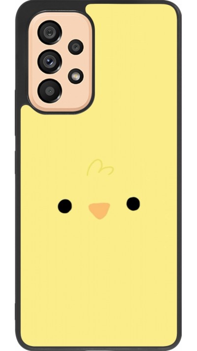 Samsung Galaxy A53 5G Case Hülle - Silikon schwarz Easter 2026 Little chicken