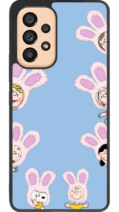Samsung Galaxy A53 5G Case Hülle - Silikon schwarz Easter 2026 Snoopy