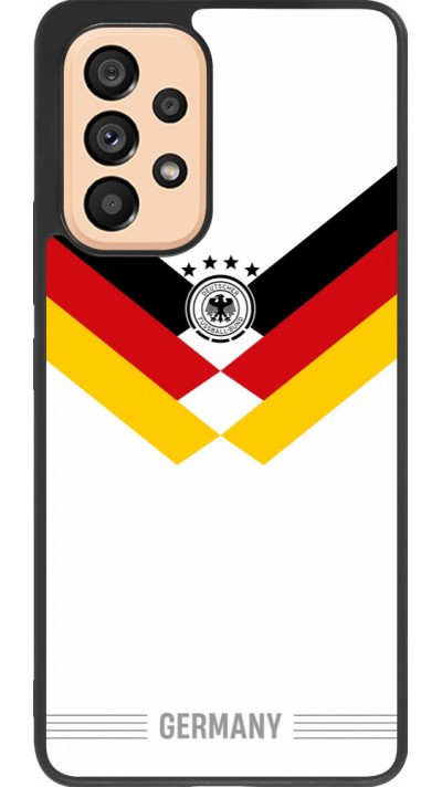 Samsung Galaxy A53 5G Case Hülle - Silikon schwarz Deutschland 2026 personalisierbares Fussballtrikot
