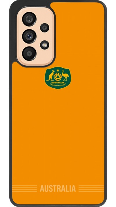Samsung Galaxy A53 5G Case Hülle - Silikon schwarz Australien 2026 personalisierbares Fussballtrikot