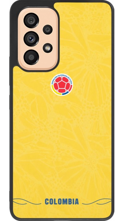 Samsung Galaxy A53 5G Case Hülle - Silikon schwarz Kolumbien 2026 personalisierbares Fussballtrikot