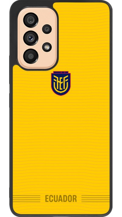 Samsung Galaxy A53 5G Case Hülle - Silikon schwarz Ecuador 2026 personalisierbares Fussballtrikot