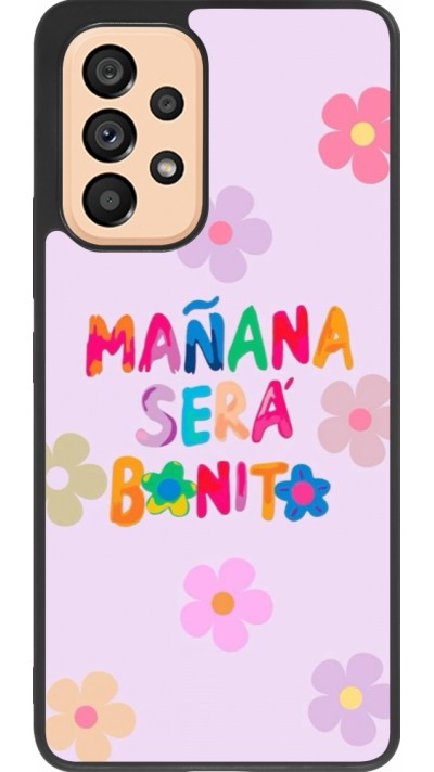 Coque Samsung Galaxy A53 5G - Silicone rigide noir Karol G Manana sera bonito