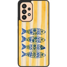 Samsung Galaxy A53 5G Case Hülle - Silikon schwarz Portuguese fish 2026