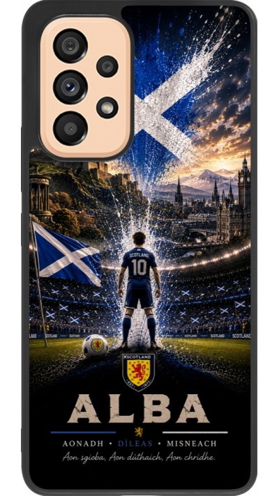 Samsung Galaxy A53 5G Case Hülle - Silikon schwarz Fussball Schottland splash 2026