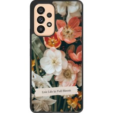 Coque Samsung Galaxy A53 5G - Silicone rigide noir Full Bloom Spring 2026