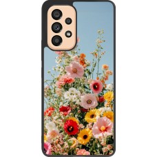 Coque Samsung Galaxy A53 5G - Silicone rigide noir Spring flowers Spring 2026