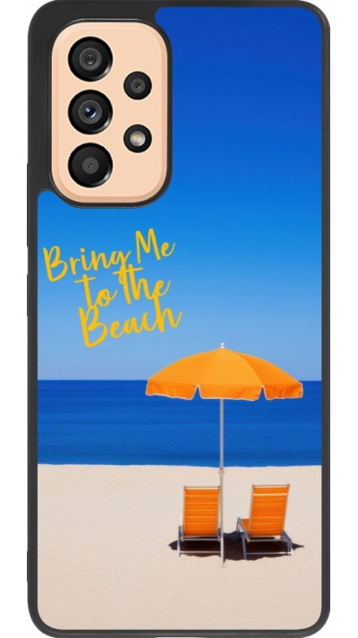 Coque Samsung Galaxy A53 5G - Silicone rigide noir Summer 2025 Bring me to the beach