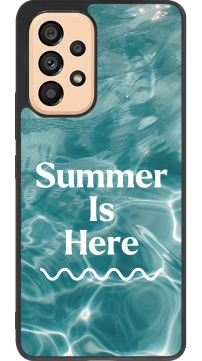Coque Samsung Galaxy A53 5G - Silicone rigide noir Summer 2025 Summer is here