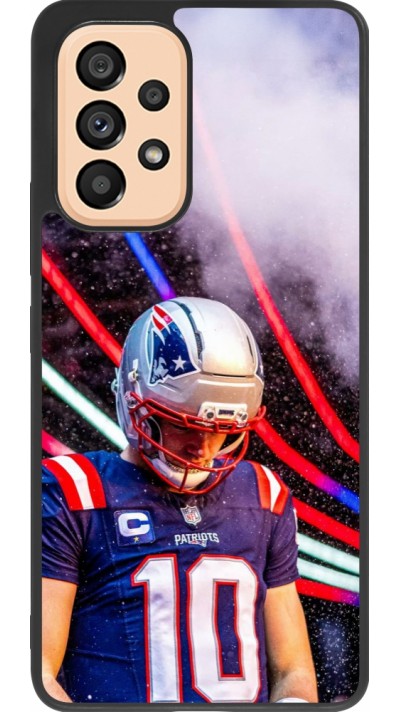 Coque Samsung Galaxy A53 5G - Silicone rigide noir Super Bowl 26 Patriots 3