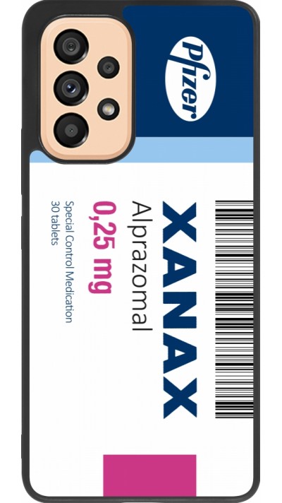 Coque Samsung Galaxy A53 5G - Silicone rigide noir Xanax Alprazolam 2025