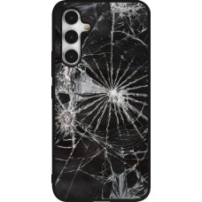 Samsung Galaxy A54 Case Hülle - Silikon schwarz Broken Screen