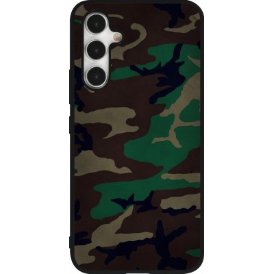 Samsung Galaxy A54 Case Hülle - Silikon schwarz Camouflage 3