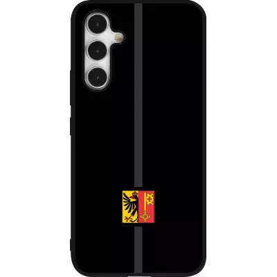 Samsung Galaxy A54 Case Hülle - Silikon schwarz Kanton GE schwarz