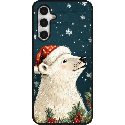 Samsung Galaxy A54 Case Hülle - Silikon schwarz Christmas 25 Bear