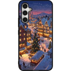 Samsung Galaxy A54 Case Hülle - Silikon schwarz Christmas 25 Xmas Village