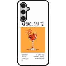 Samsung Galaxy A54 Case Hülle - Silikon schwarz Cocktail Rezept Aperol Spritz
