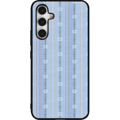 Samsung Galaxy A54 Case Hülle - Silikon schwarz Edelweiss